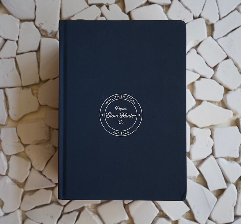 Hardcover  Stone Paper Journal BLUE | Sustainable Paper Product