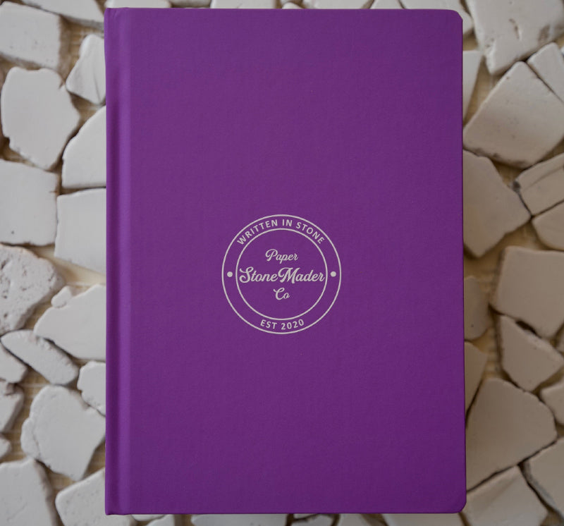 Hardcover Stone Paper Journal VIOLET | Sustainable Paper Product