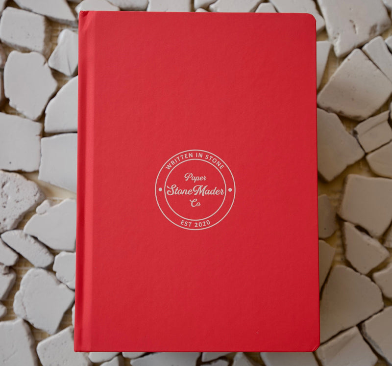 Hardcover Stone Paper Journal DUSTY ROSE |  Sustainable Paper Product
